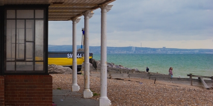 Worthing photo: Worthing Beach With Brighton In The Background