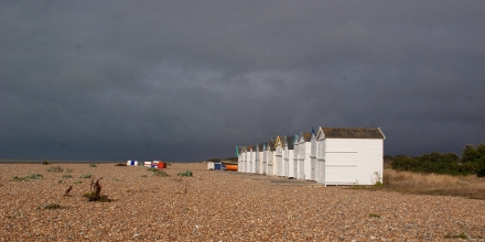 Worthing photo: Worthing Beach Huts And Fishing Boat
