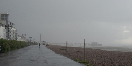 Worthing photo: Worthing Prominade Rainy Morning