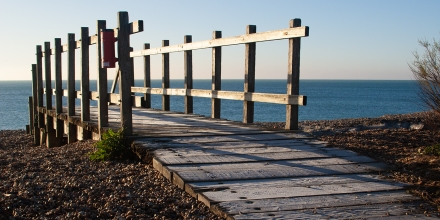 Worthing photo: Worthing Beach Frosty Bridge Wide Shot