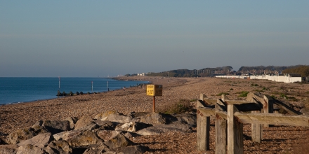 Worthing photo: Worthing Beach Keep Off Sign