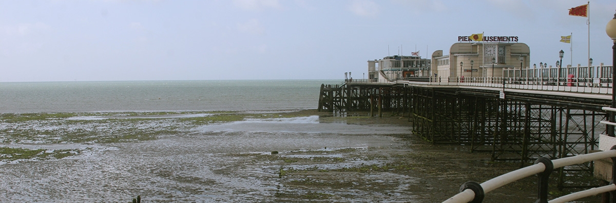Worthing Pier Photo by Steven Wilson. Taken on 15th July 2025 on morning cycle into Worthing office